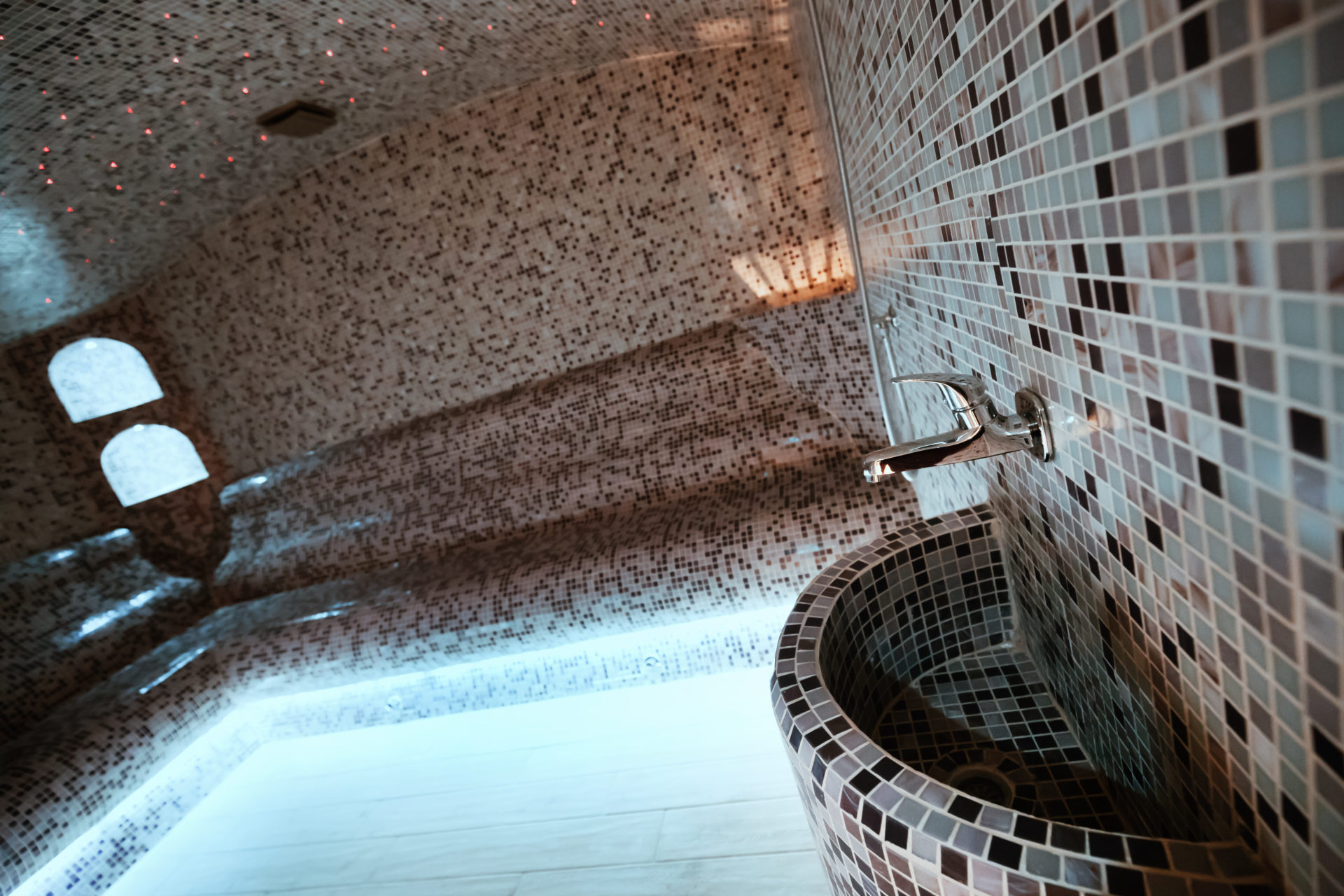 Marble Steam Turkish Bath In Hotel